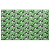 Australian Willie Wagtail cartoon Stof (Fat Quarter)