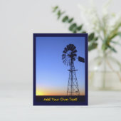 Australian Windmill Briefkaart (Staand voorkant)