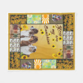 AustralianShepherd Dog Sunflower Je bent mijn zonn Fleece Deken (Voorkant (Horizontaal))