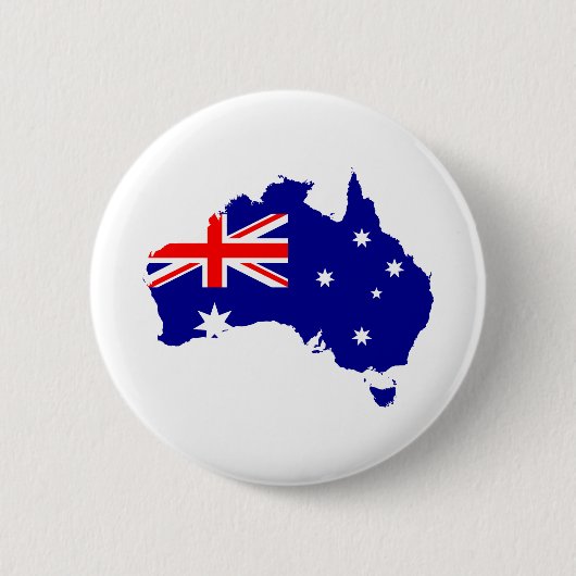 australia's flag ronde button 5,7 cm (Voorkant)