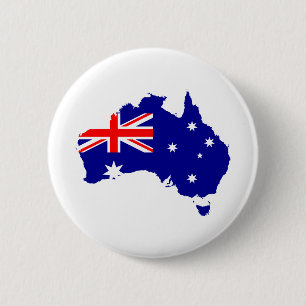 australia's flag ronde button 5,7 cm