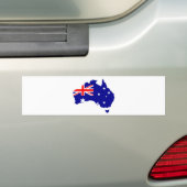 australië3 bumpersticker (Op auto)