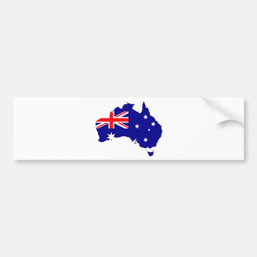 australië3 bumpersticker (Voorkant)