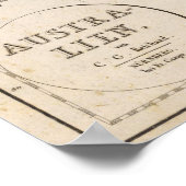 Australië 10 poster (Hoek)