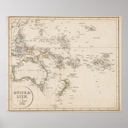 Australië 10 poster (Voorkant)