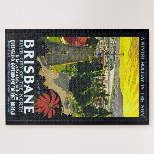 AUSTRALIË 1930S BRISBANE REIZEN POTER LEGPUZZEL (Horizontaal)