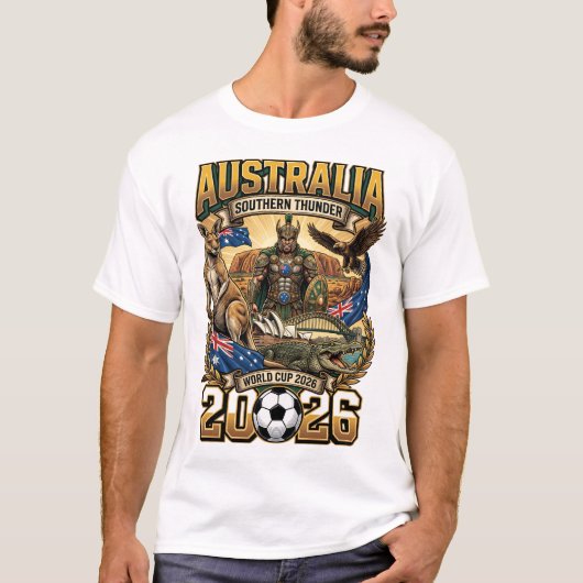 Australië 2026 Fan T-Shirt (Voorkant)