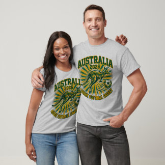 Australië 2026 Wereld Voetbal Wedstrijd Dag Heren T-shirt