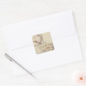 Australië 2 vierkante sticker (Envelop)