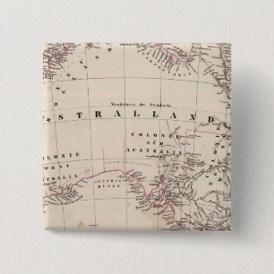 Australië 3 vierkante button 5,1 cm