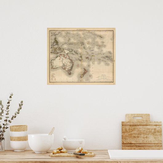 Australië 5 poster (Keuken)