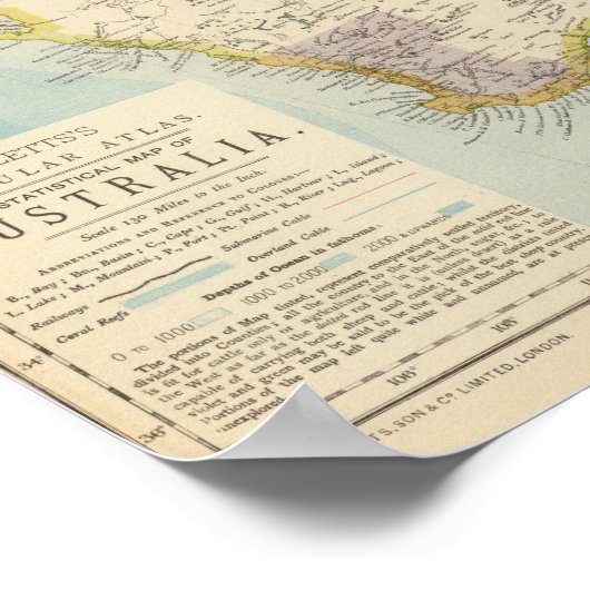 Australië 8 poster (Hoek)