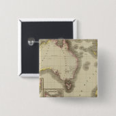 Australië 9 vierkante button 5,1 cm (Voorkant /achterkant)