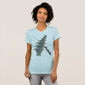 Australië Aboriginal Art en Turtle T-shirt (Voorkant volledig)