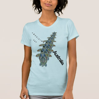 Australië Aboriginal Art en Turtle T-shirt