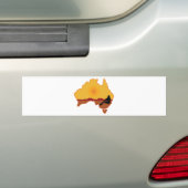 Australië Aboriginal Bumpersticker (Op auto)