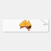 Australië Aboriginal Bumpersticker (Voorkant)