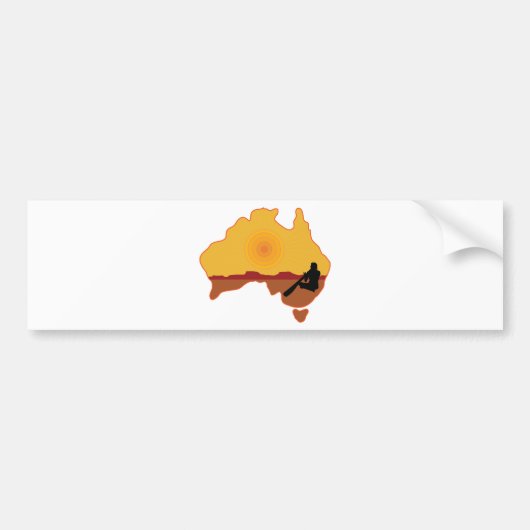 Australië Aboriginal Bumpersticker (Voorkant)