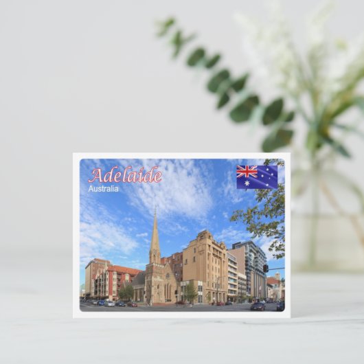 Australië - Adelaide - Briefkaart (Staand voorkant)