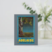 Australië Adelaide Restored Vintage Travel Poster Briefkaart (Staand voorkant)