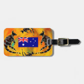 AUSTRALIË ART BAGAGELABEL (Voorkant horizontaal)