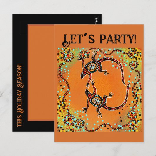 AUSTRALIË ART BRIEFKAART (Voorkant / Achterkant)