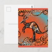 AUSTRALIË ART BRIEFKAART (Voorkant / Achterkant)