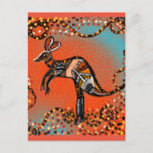 AUSTRALIË ART BRIEFKAART (Voorkant)