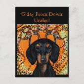 AUSTRALIË ART BRIEFKAART (Voorkant)