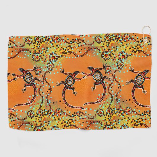 AUSTRALIË ART GOLFHANDDOEK (Horizontaal)