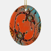 AUSTRALIË ART KERAMISCH ORNAMENT (Rechts)