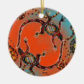 AUSTRALIË ART KERAMISCH ORNAMENT (Voorkant)
