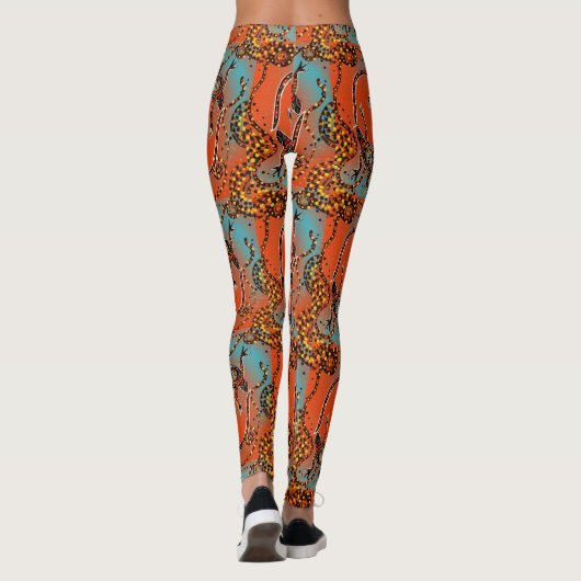 AUSTRALIË ART LEGGINGS (Achterkant)