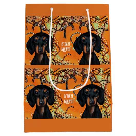 AUSTRALIË ART MEDIUM CADEAUZAKJE (Achterkant)