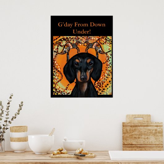 AUSTRALIË ART POSTER (Keuken)