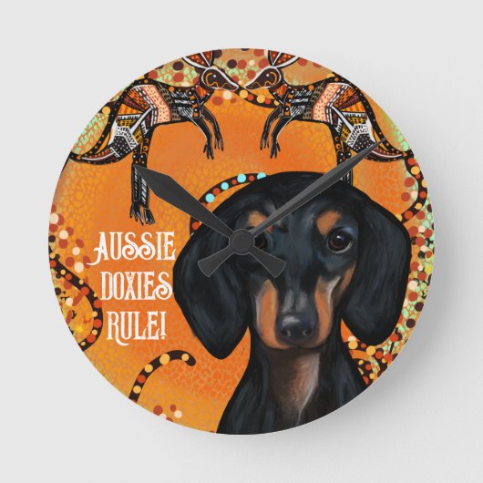 AUSTRALIË ART RONDE KLOK (Voorkant)