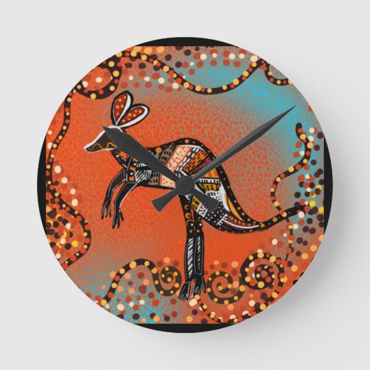 AUSTRALIË ART RONDE KLOK (Voorkant)