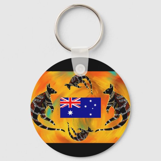 AUSTRALIË ART SLEUTELHANGER (Voorkant)