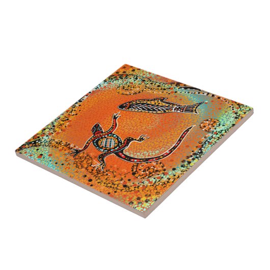 AUSTRALIË ART TEGELTJE (Zijkant)