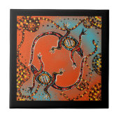 AUSTRALIË ART TEGELTJE (Voorkant)