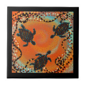 AUSTRALIË ART TEGELTJE (Voorkant)