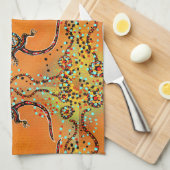 AUSTRALIË ART THEEDOEK (Quarter Fold)