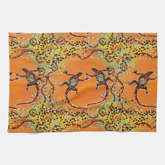 AUSTRALIË ART THEEDOEK (Horizontaal)