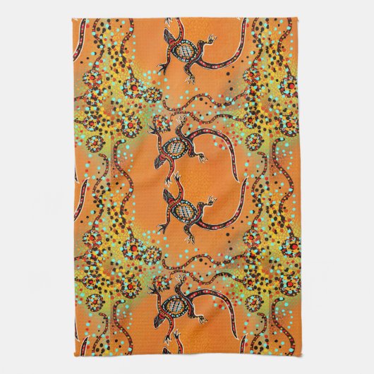 AUSTRALIË ART THEEDOEK (Verticaal)