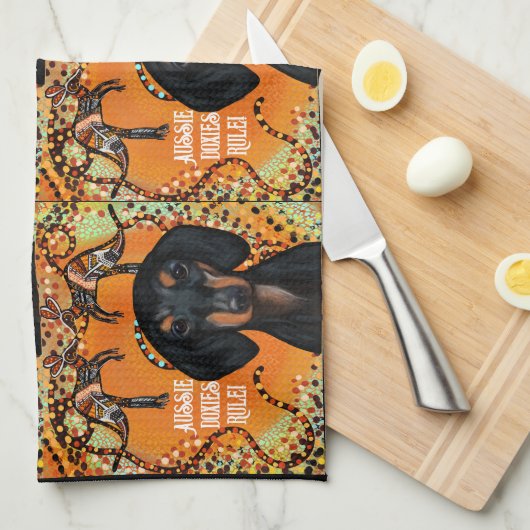 AUSTRALIË ART THEEDOEK (Quarter Fold)