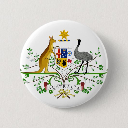 Australië AU Ronde Button 5,7 Cm (Voorkant)
