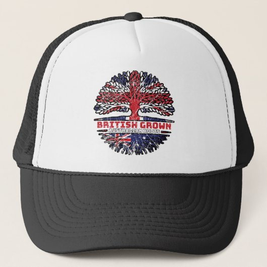 Australië Australian Uk Verenigd Koninkrijk Trucker Pet (Voorkant)