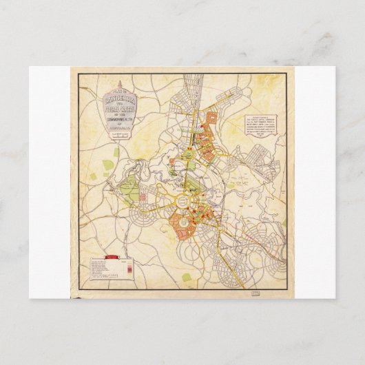 Australië Australisch Hoofdstedelijk Gebied Canber Briefkaart (Voorkant)