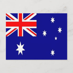 Australië - Australische vlag - Briefkaart