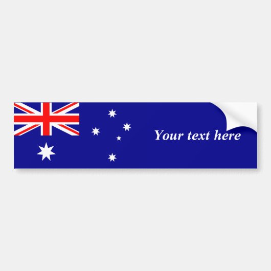 Australië - Australische vlag Bumpersticker (Voorkant)